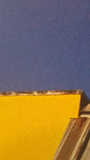 Structuur afdruk op aluminium met witte toplaag